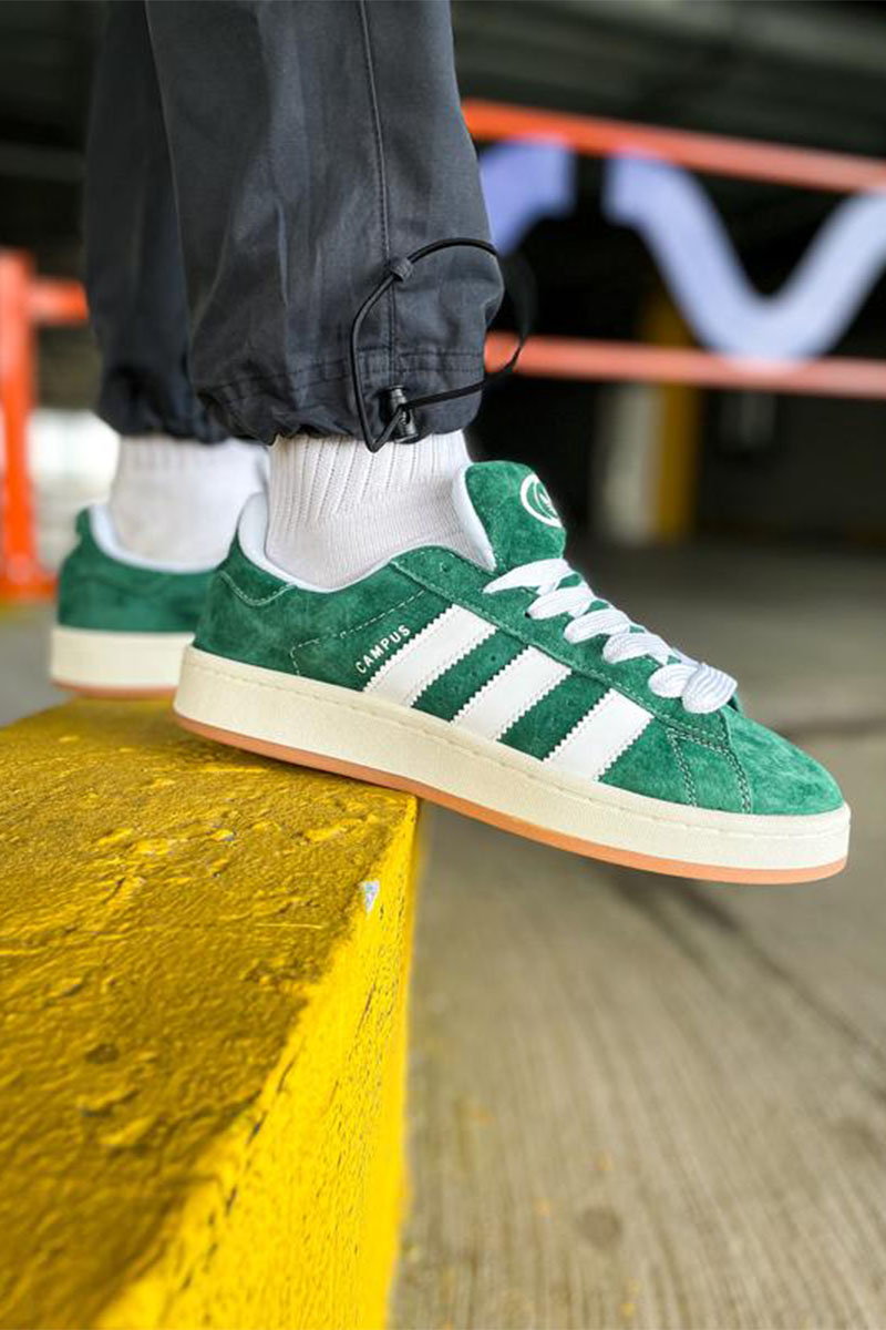 Adidas Campus Dark Green White