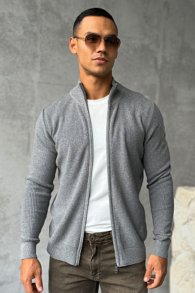 Мужская кофта zip-up - Grey