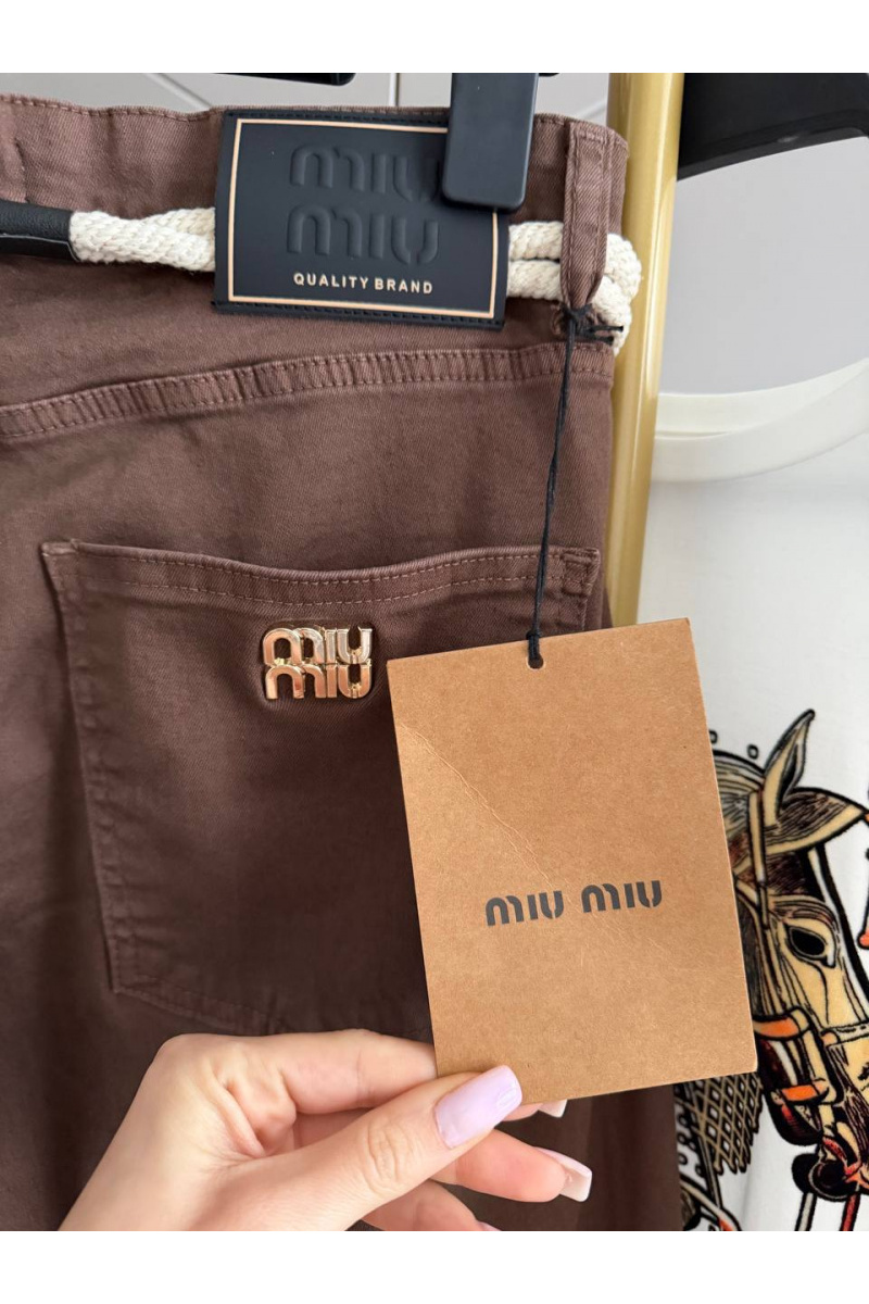 MIU MIU Женские джинсы premium