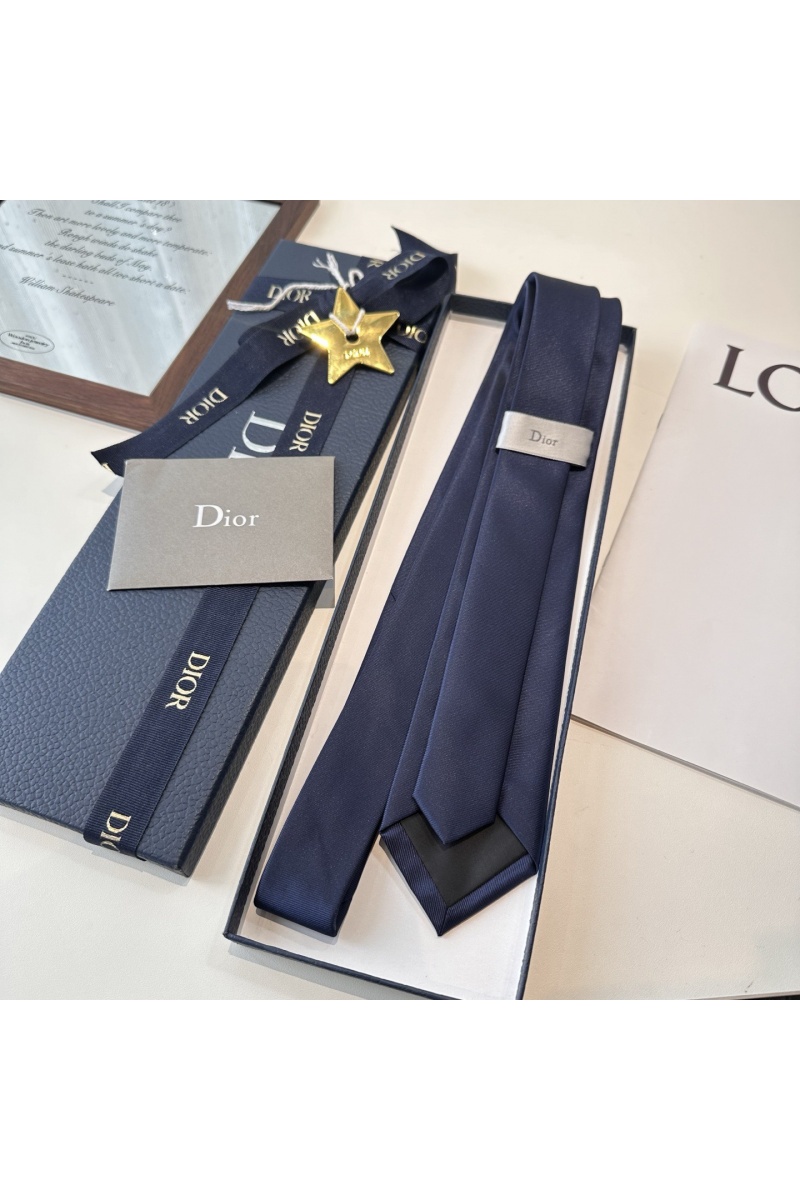Dior Галстук logo-embroidered premium - Navy