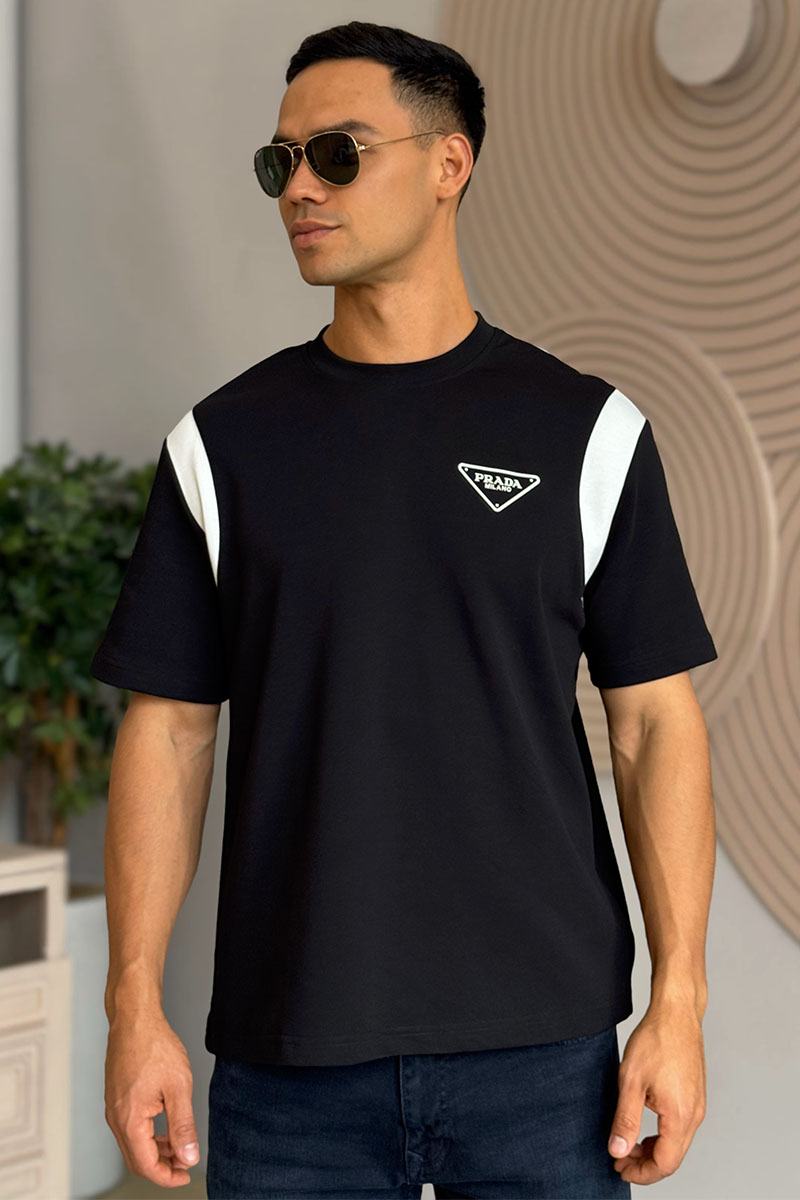 Prada Мужская футболка Milano - Black / White