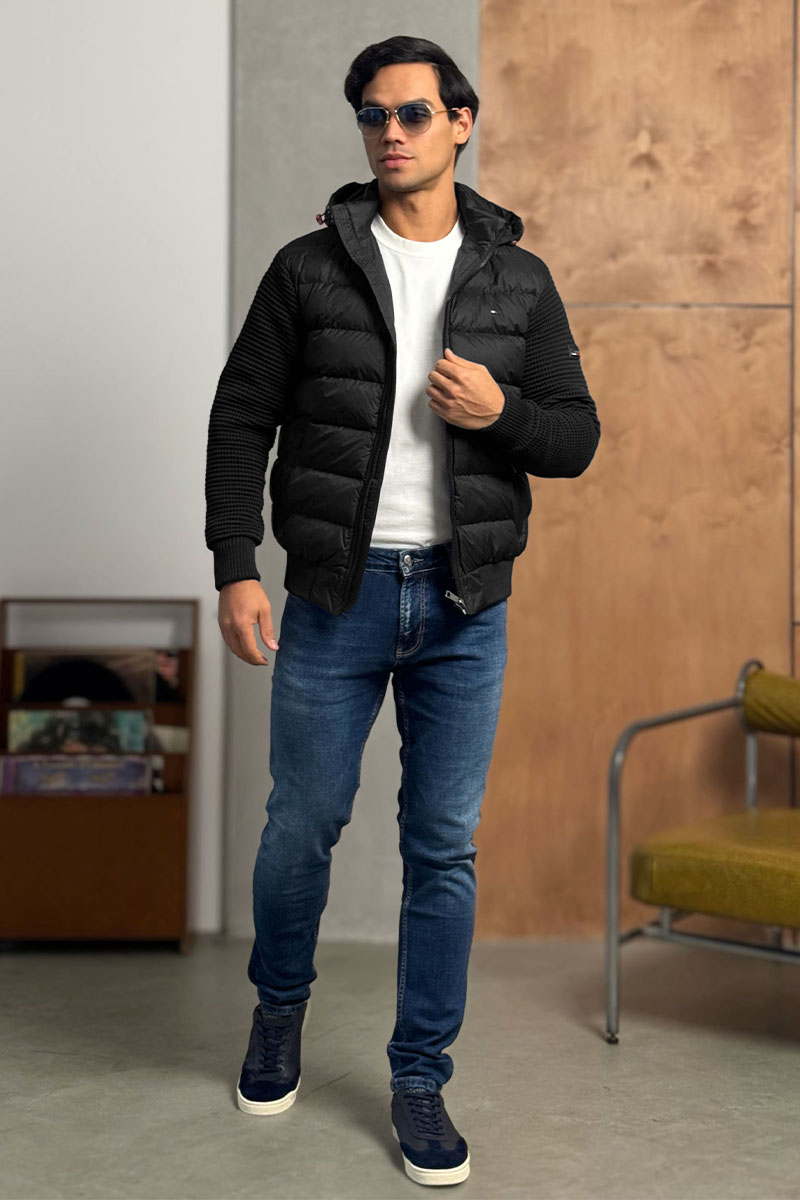 Tommy Hilfiger Куртка с вязаными рукавами 