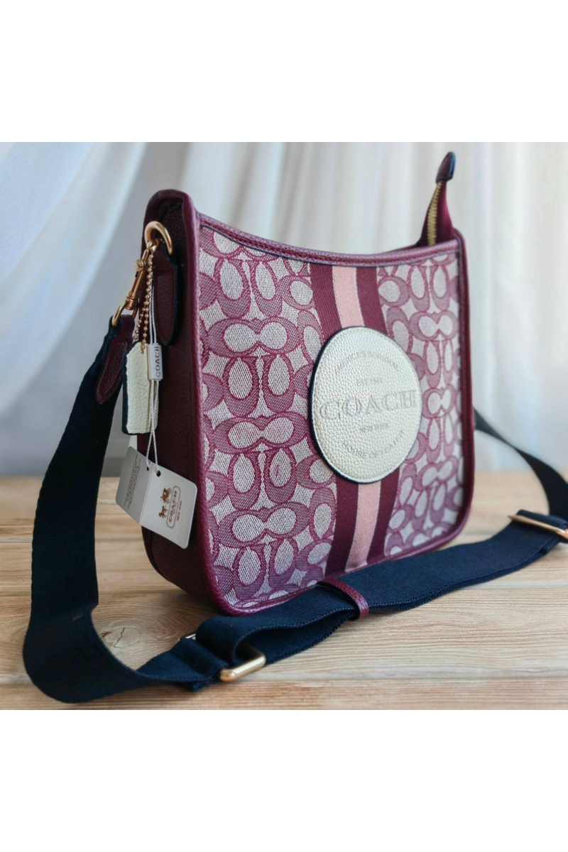 Coach Женская сумка Dempsey File Bagwith Stripe And Coach Patch 25x25 см (3 расцветки)