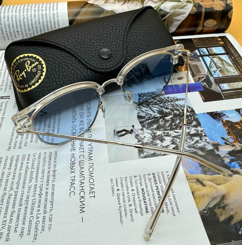 Ray Ban Солнцезащитные очки New Clubmaster - Blue