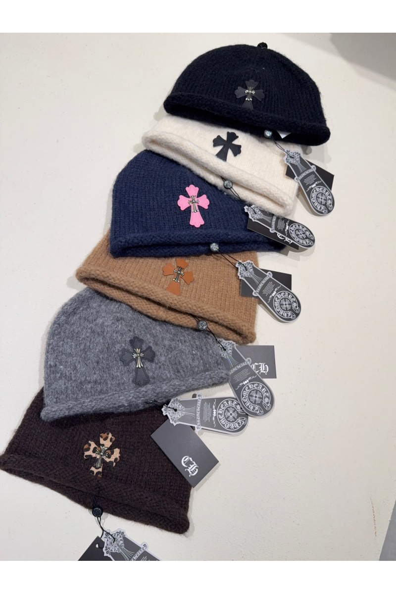 Chrome Hearts Шапка бежевого цвета 