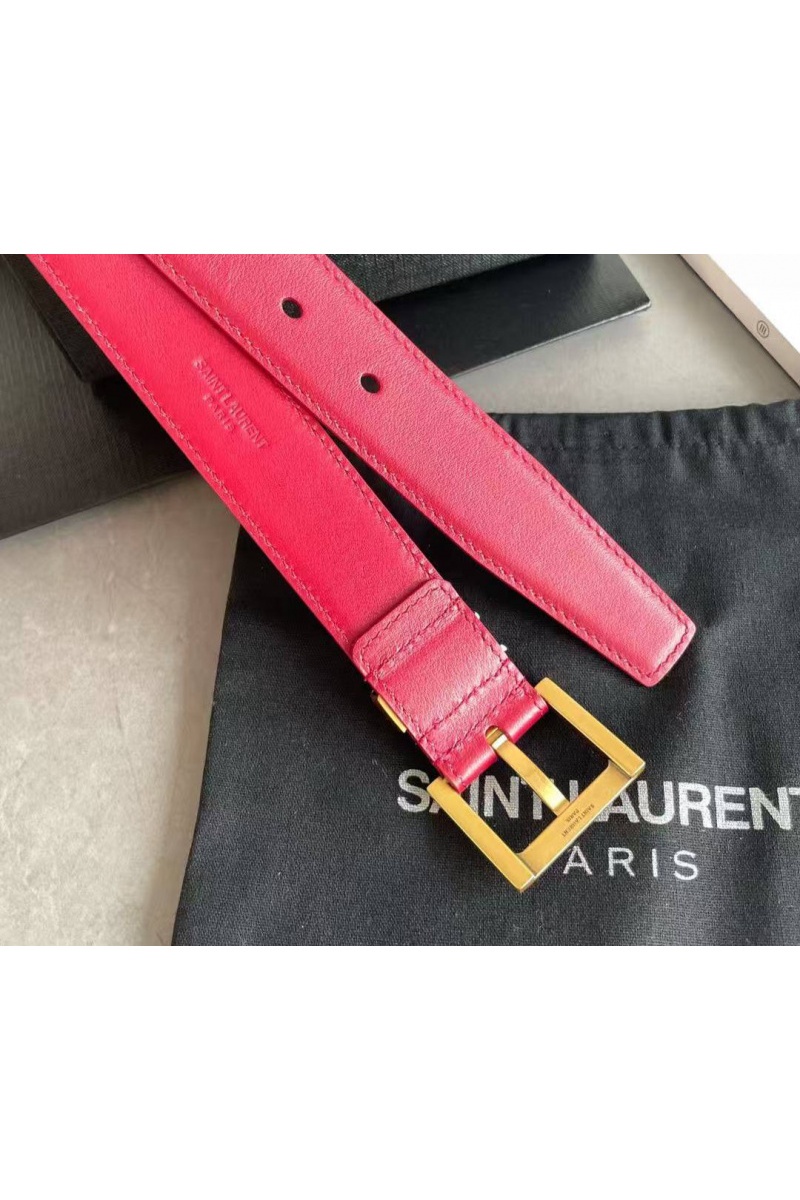 Yves Saint Laurent Кожаный ремень (ширина 3 см)