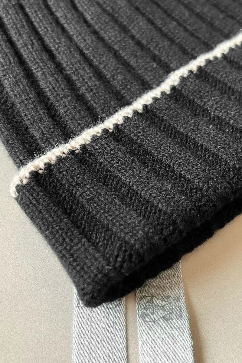 Designer Кашемировая шапка Premium - Black