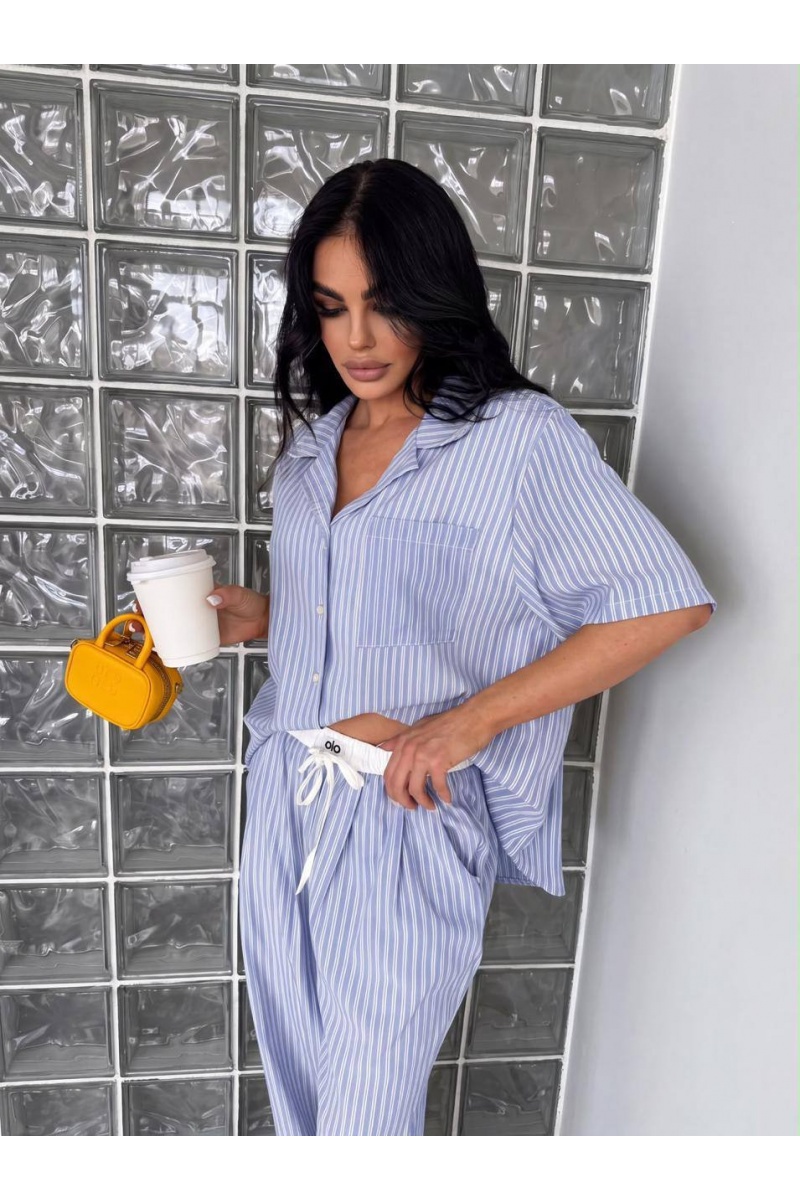 Designer Clothing Женский костюм синего цвета Alo premium