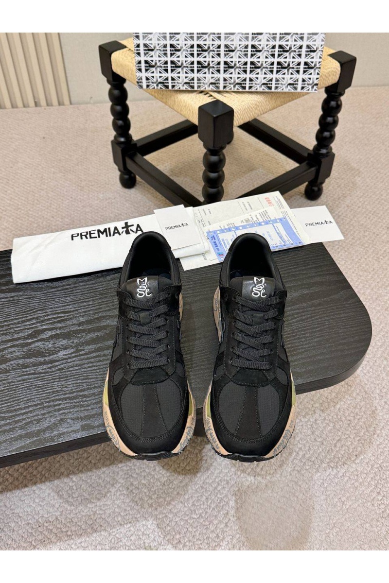 Premiata Мужские кроссовки Mase - Black
