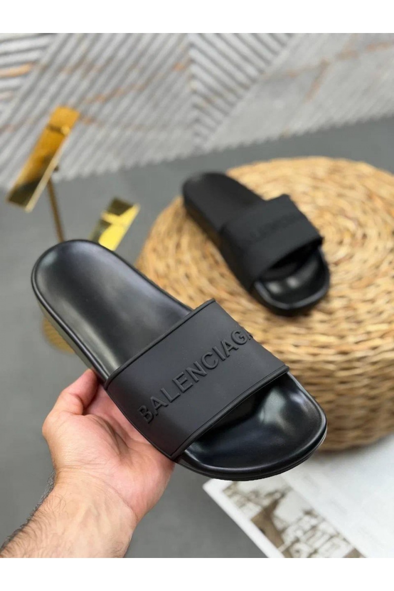 Balenciaga Мужские шлёпанцы embossed-logo