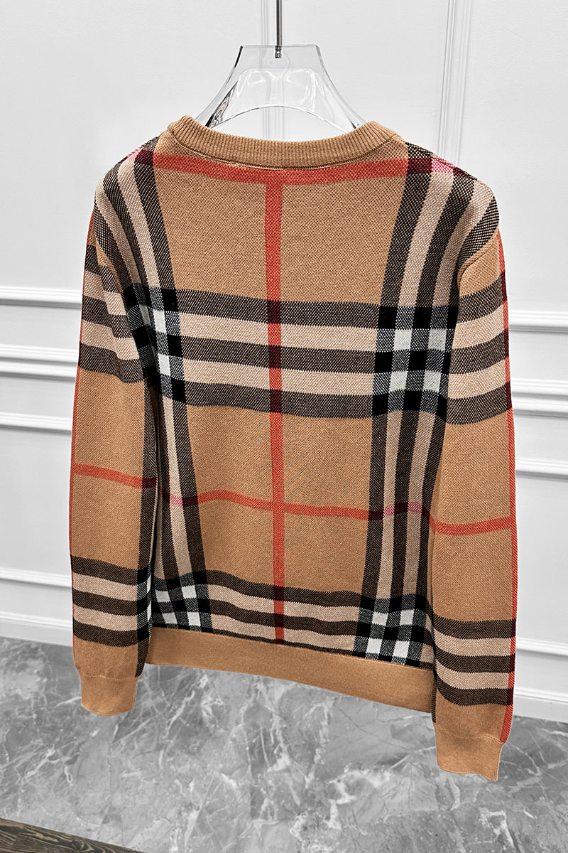 Burberry Мужская бежевая кофта check pattern