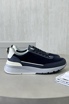 Замшевые кроссовки Premium - Navy