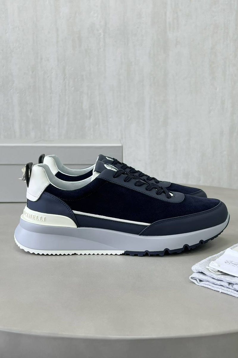 Designer Замшевые кроссовки Premium - Navy