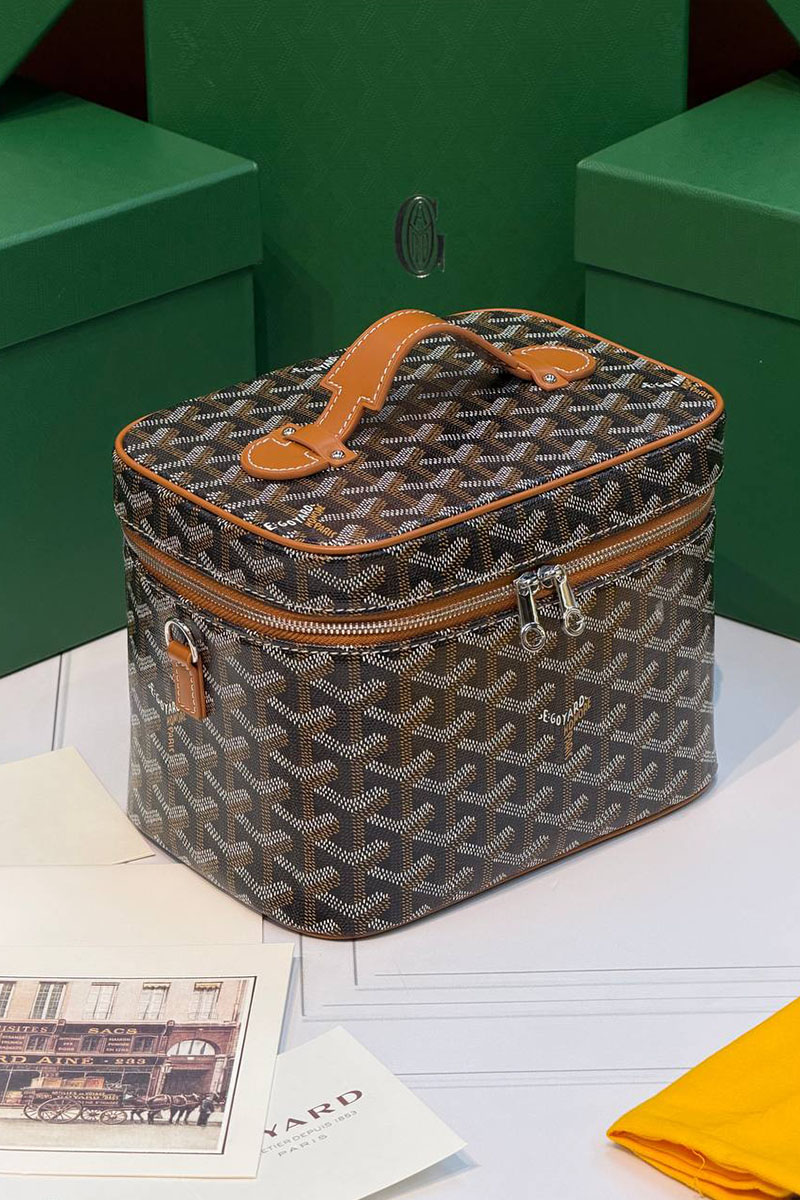Designer Clothing Кожаная сумка Goyard Muse Vanity Case ​premium 20x16x14 см