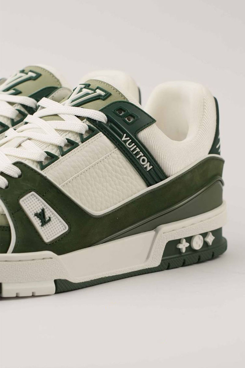 Lоuis Vuittоn Кожаные кроссовки Trainer - White / Green