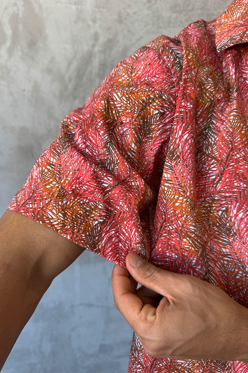 Dоlсе & Gаbbаnа Мужская красная рубашка floral-print 