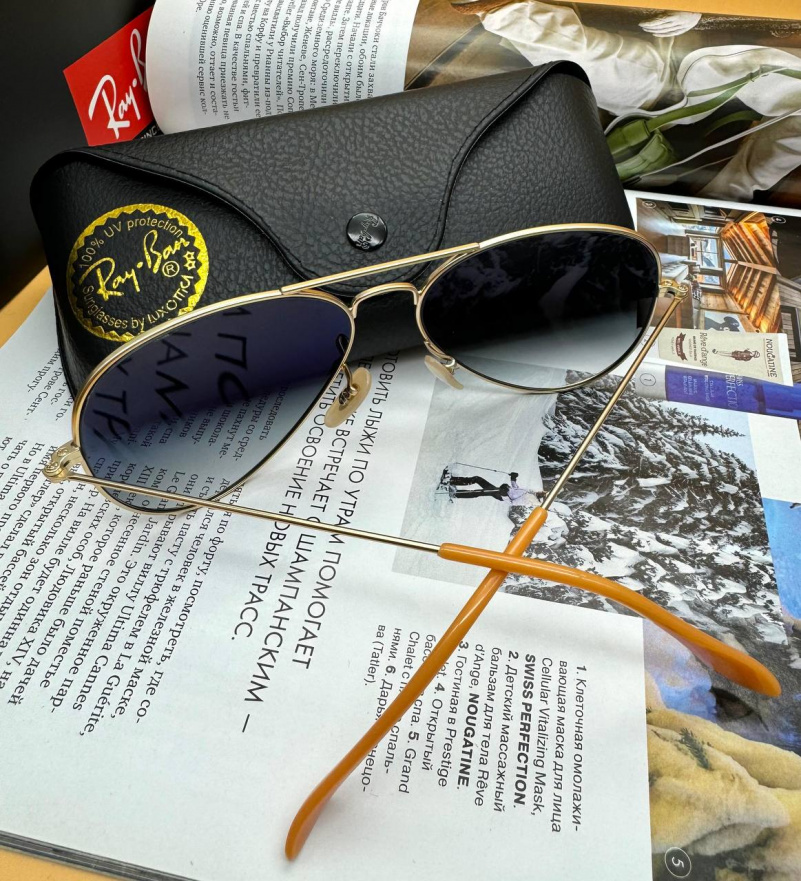 Ray Ban Солнцезащитные очки Aviator Large Metal