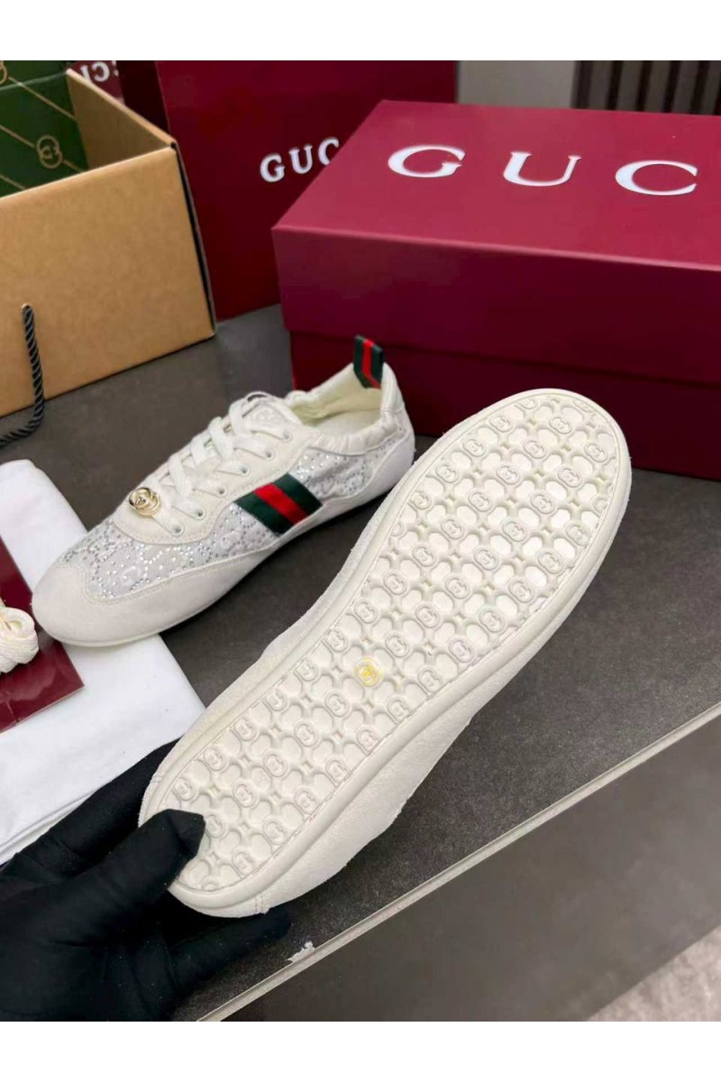 Gucci Женские кроссовки GG Shift premium