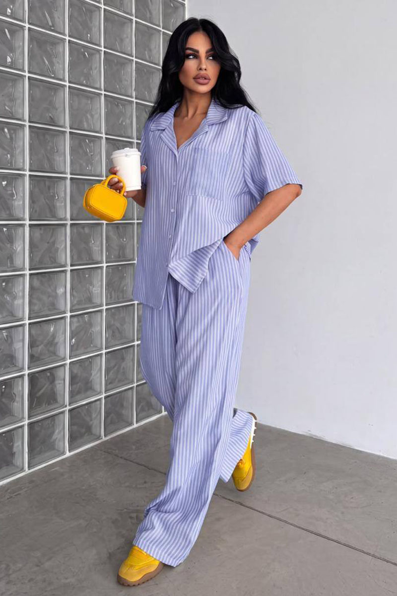 Designer Clothing Женский костюм синего цвета Alo premium