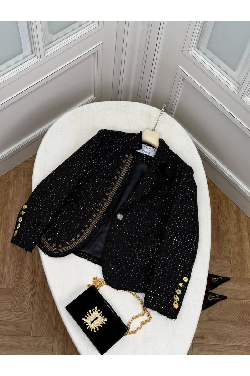 Schiaparelli Женский пиджак в пайетках  premium