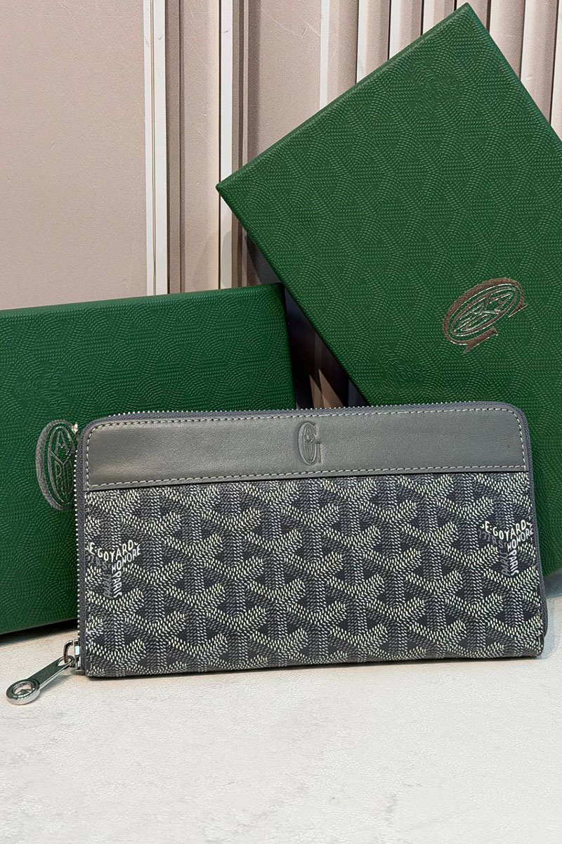 Designer Clothing Кожаное портмоне Goyard Matignon GM premium 20x11x2.3 см