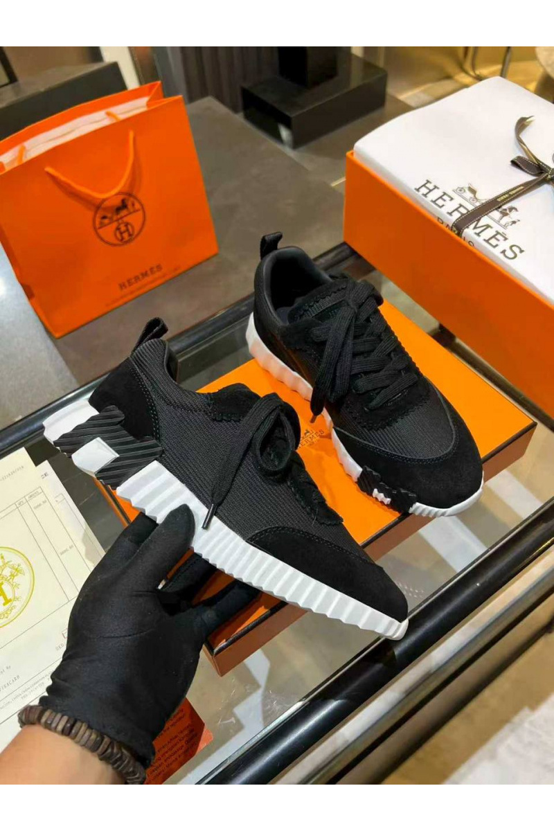 Hermes Женские комбинированные кроссовки Bouncing premium