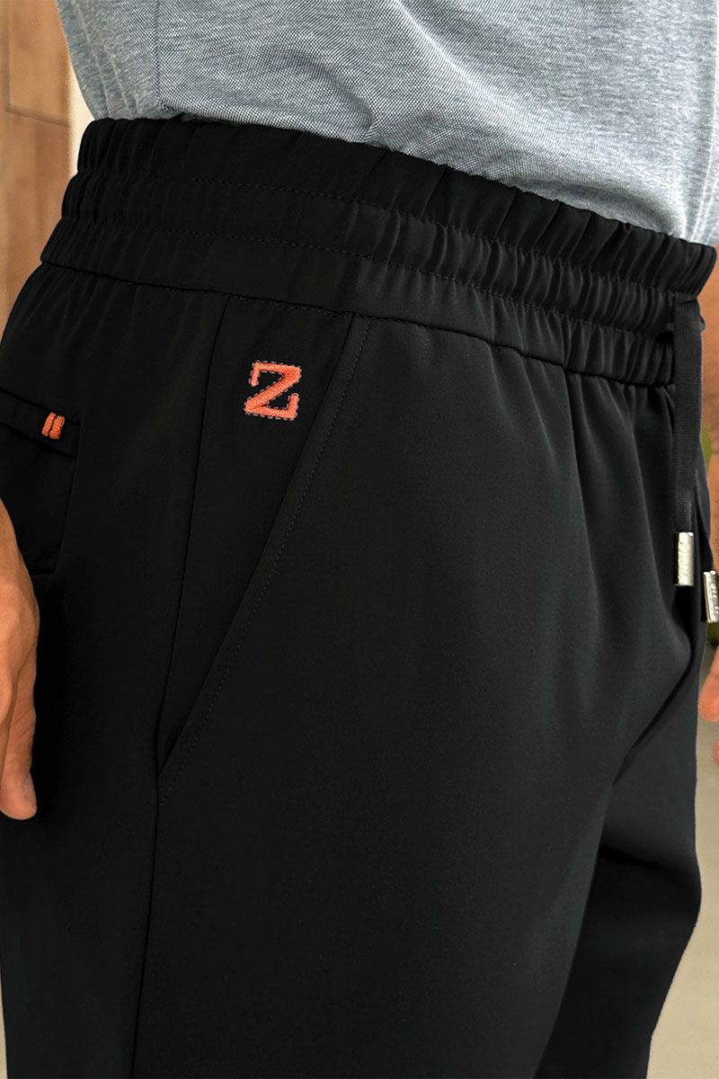 Zegna Мужские чёрные штаны 