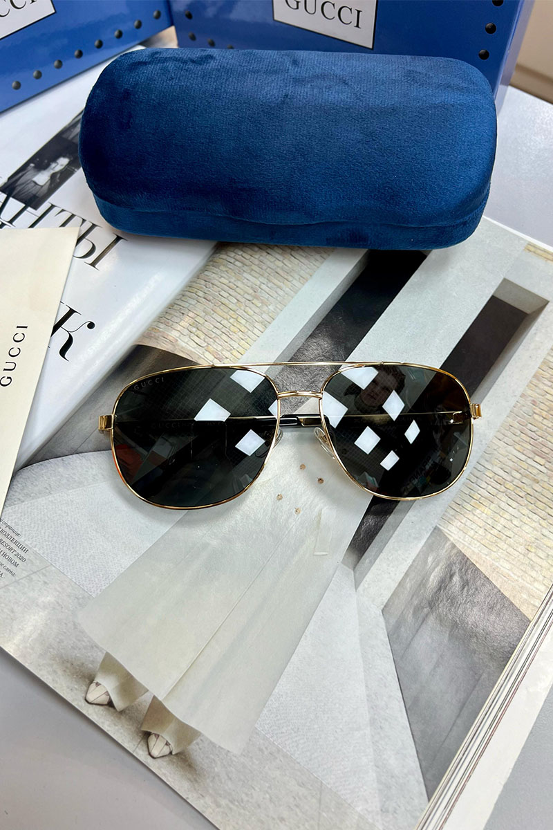 Gucci Брендовые солнцезащитные очки авиаторы