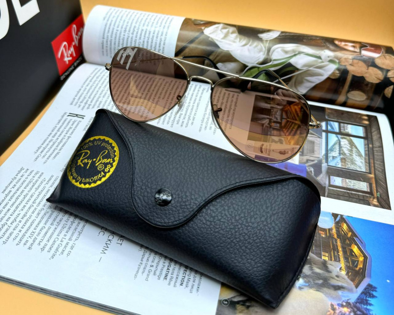 Ray Ban Солнцезащитные очки Aviator Large Metal