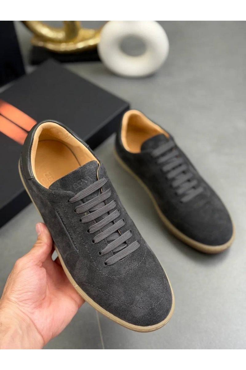 Zegna Мужские замшевые кроссовки "232"