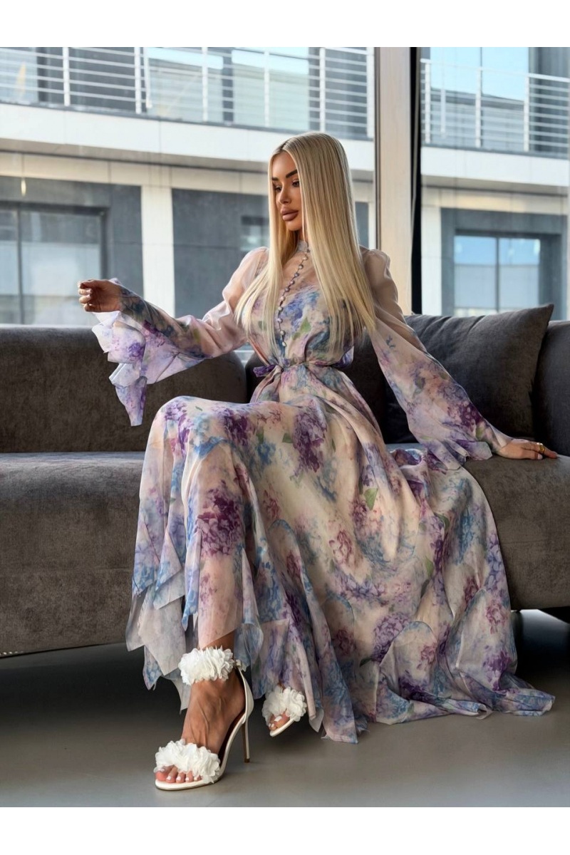 Zimmermann Женское платье с цветочным принтом premium