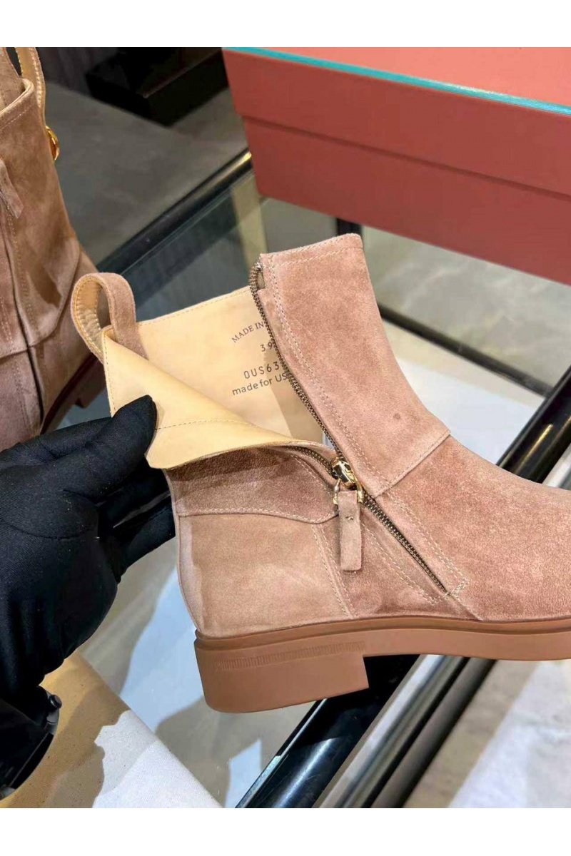 Loro Piana Женские замшевые сапоги 