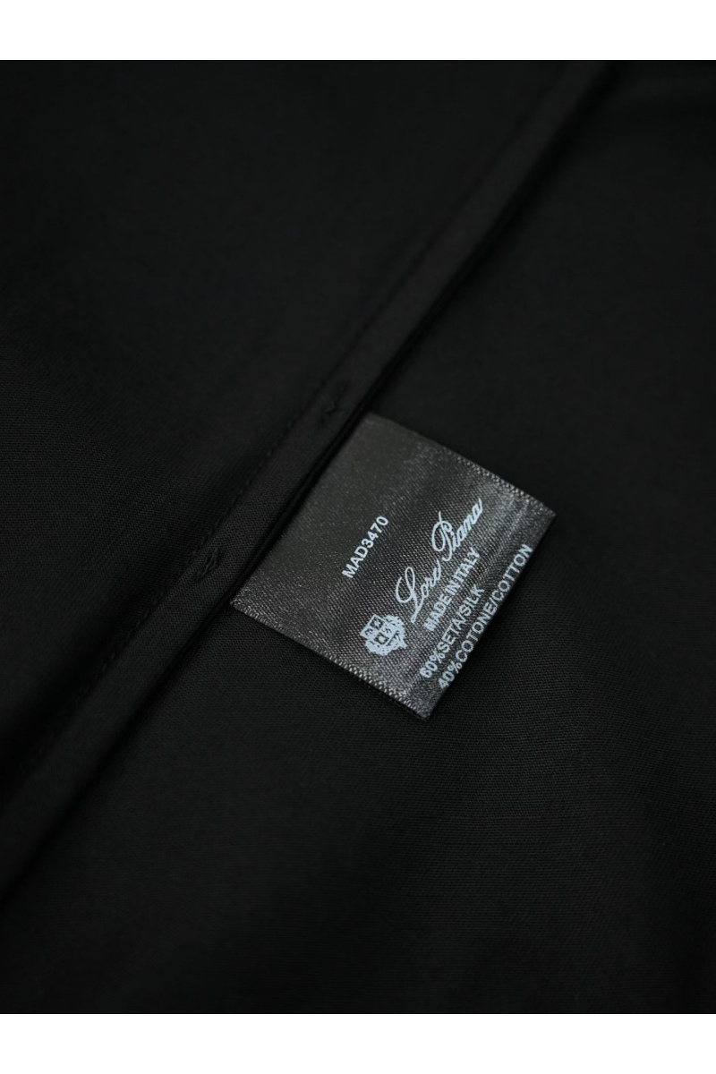 Loro Piana Мужская чёрная футболка premium