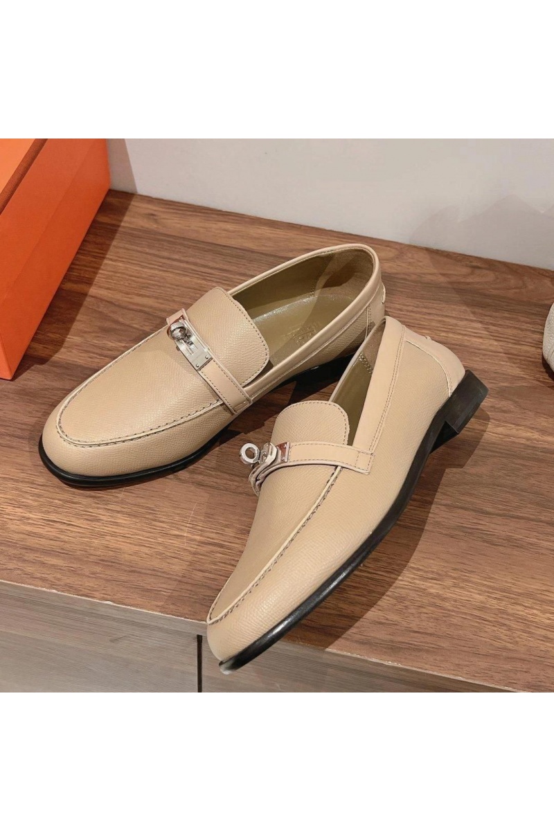Hermes Женские кожаные лоферы 