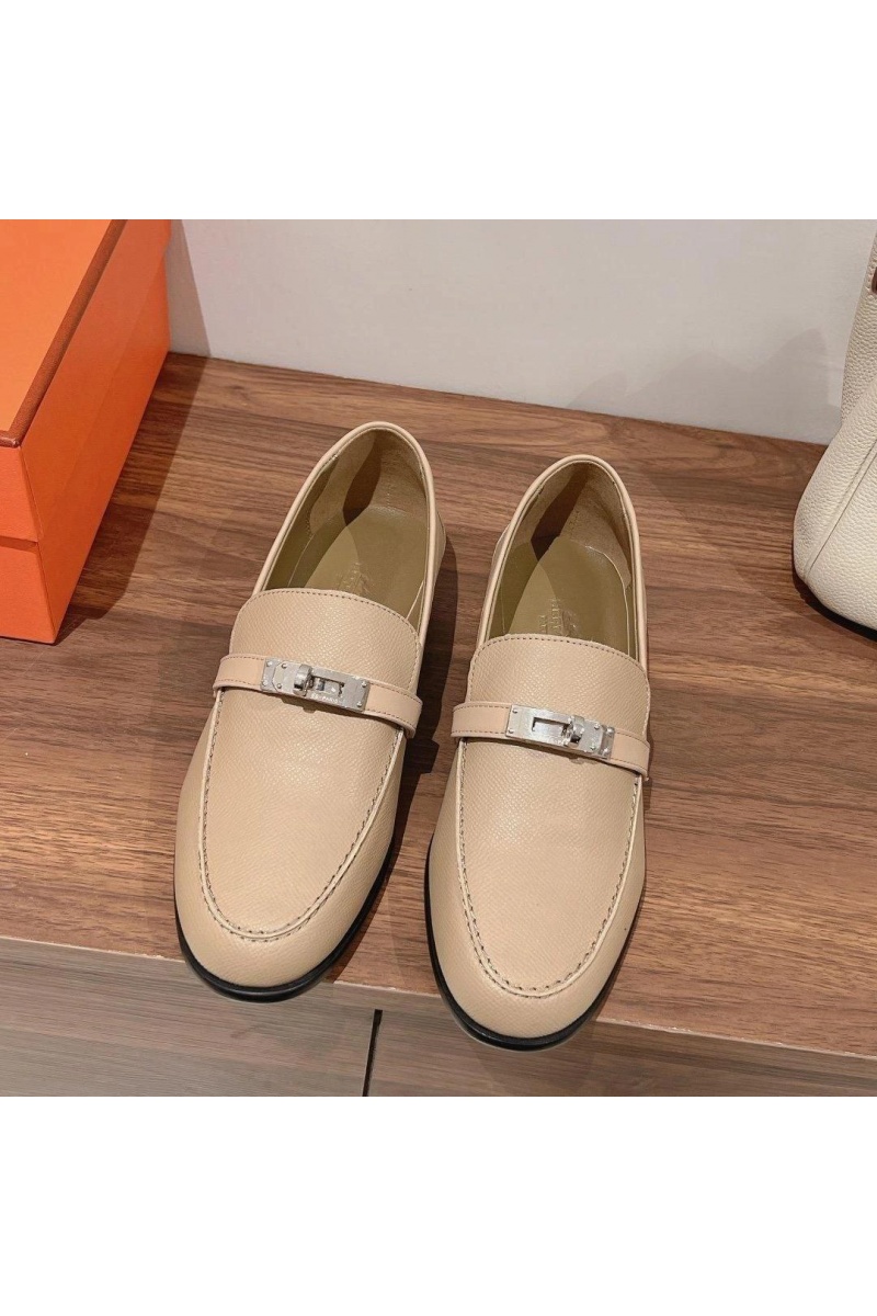 Hermes Женские кожаные лоферы 