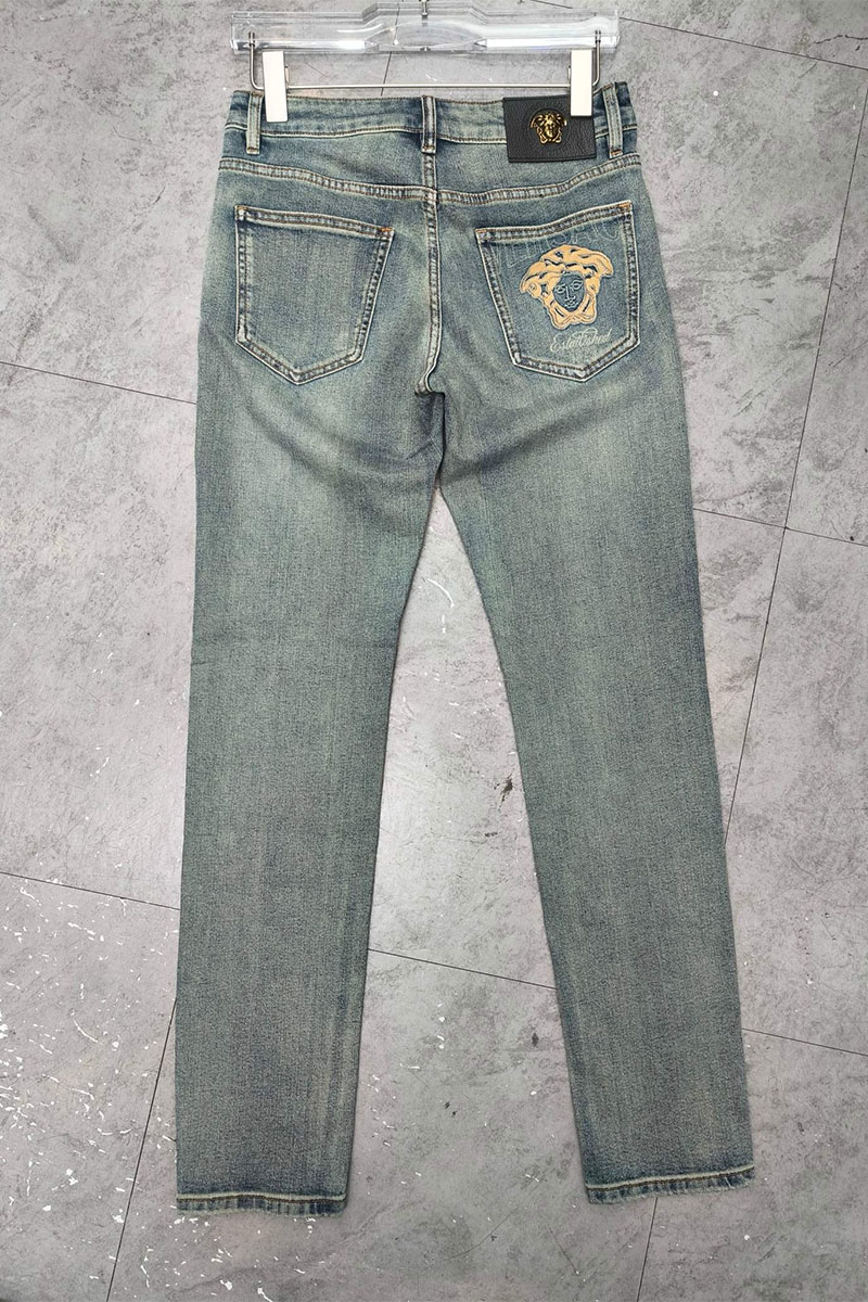 Versace Мужские синие джинсы Premium
