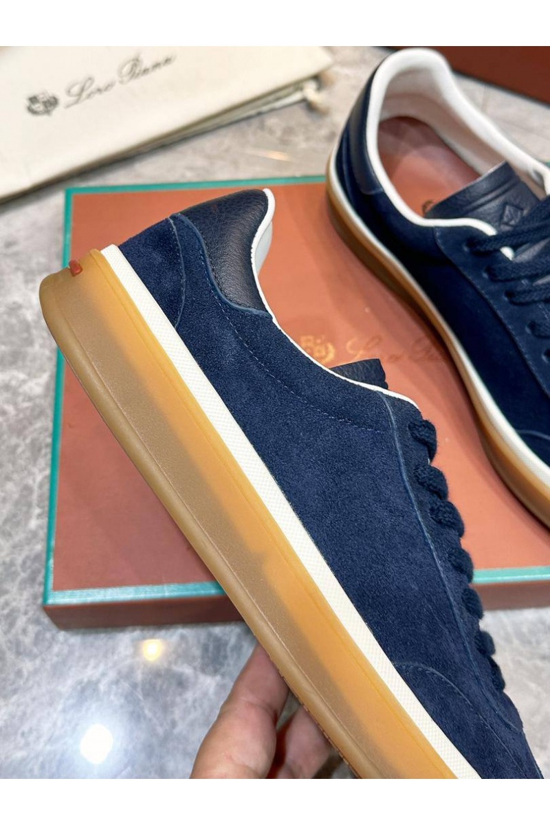 Loro Piana Мужские замшевые кроссовки Tennis Walk