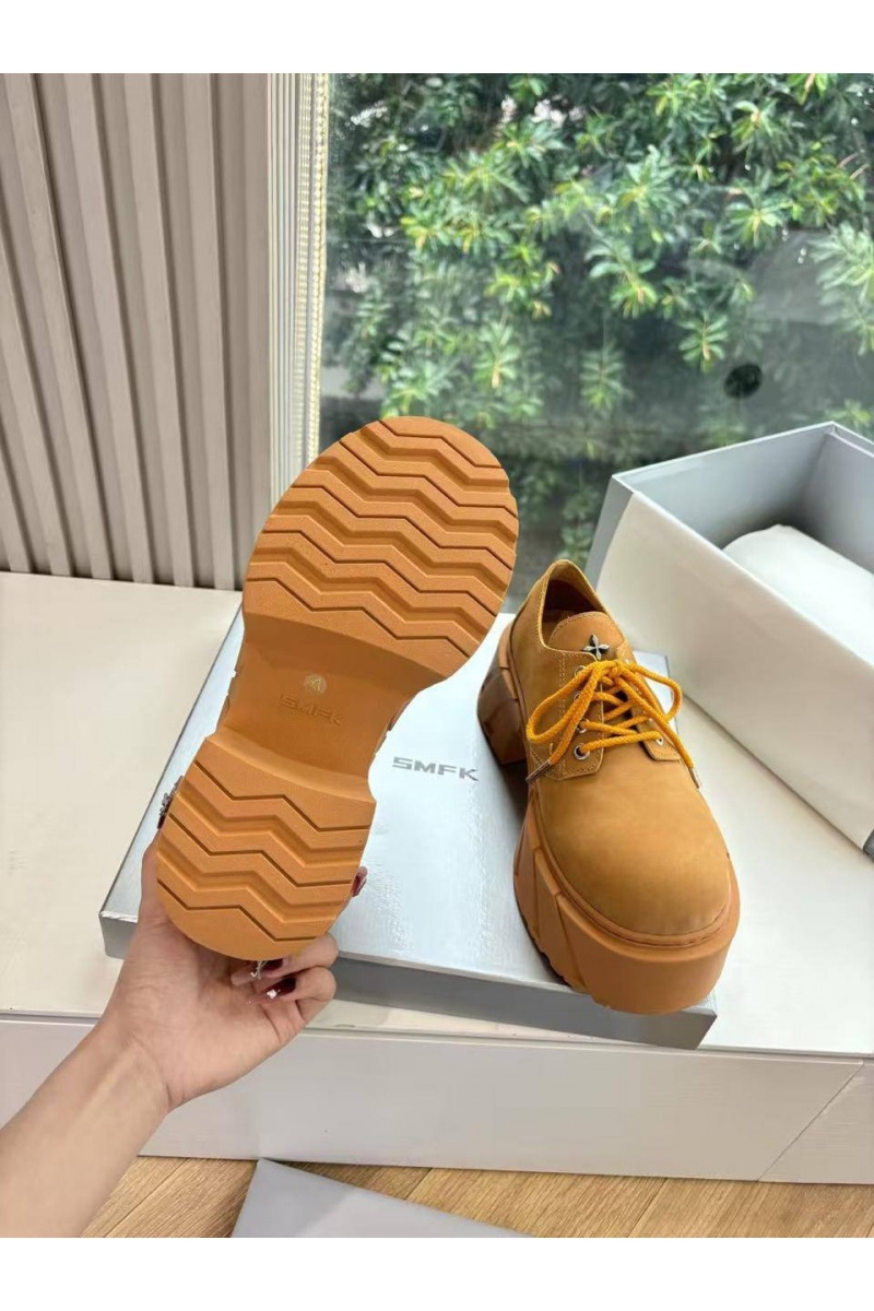 Designer Clothing Женские замшевые ботинки на платформе SMFK premium