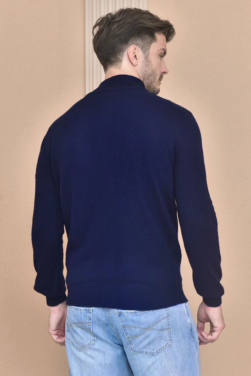 Designer Кашемировый свитер Premium - Dark Blue