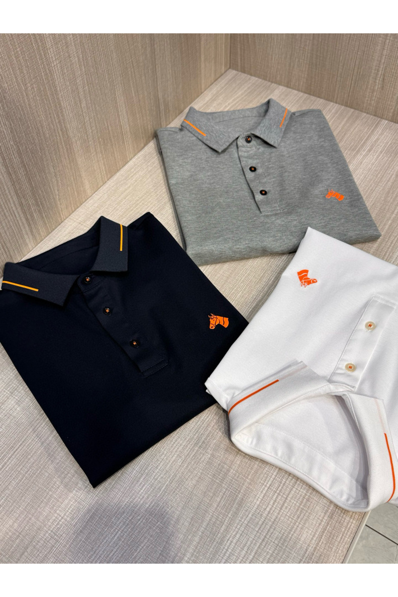 Hermes Мужское поло Premium - Navy