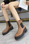 Женские кожаные сапоги premium - Brown