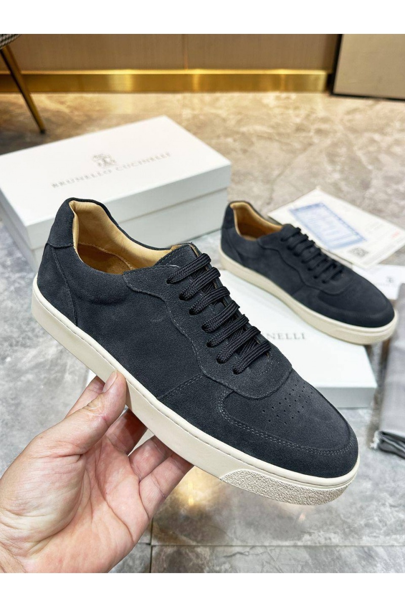 Designer Мужские замшевые кроссовки - Blue