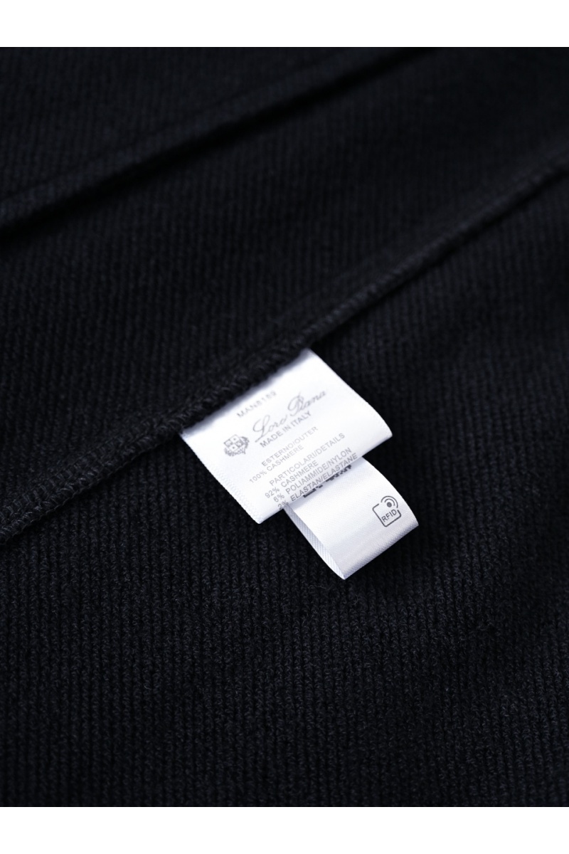 Loro Piana Чёрные спортивные штаны premium