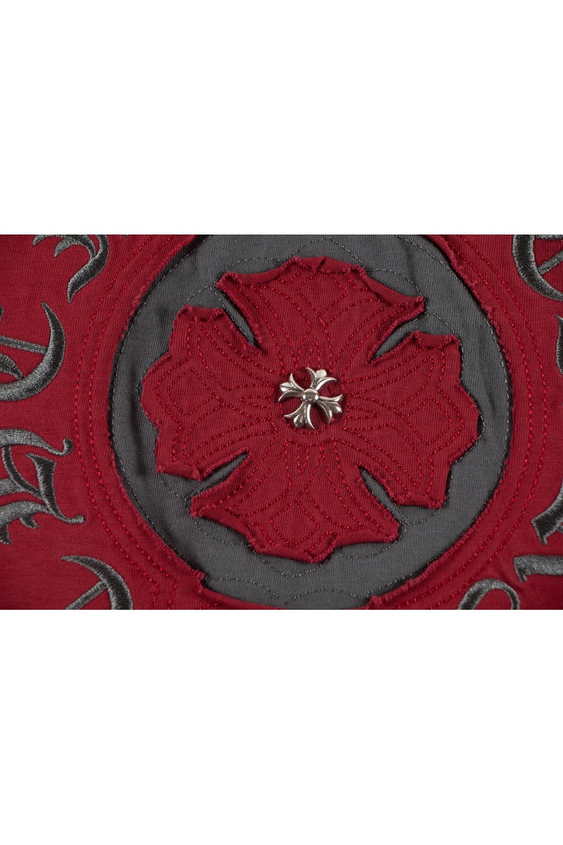 Designer Clothing Серая оверсайз футболка Gothic logo 