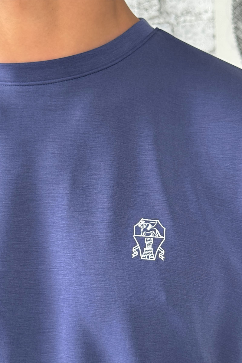 Designer Мужская синяя футболка 