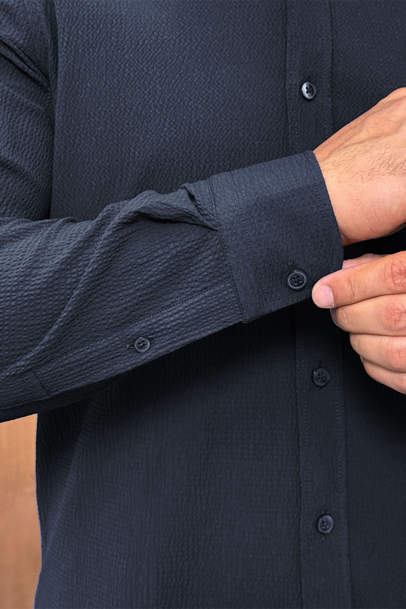 Etro Мужская тёмно-синяя рубашка Pegasus logo