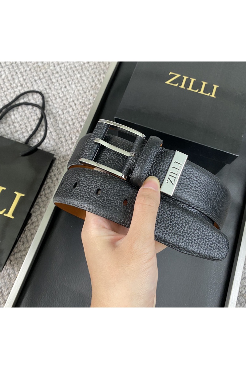 Zilli Двусторонний кожаный ремень Premium (ширина 3.8 см)