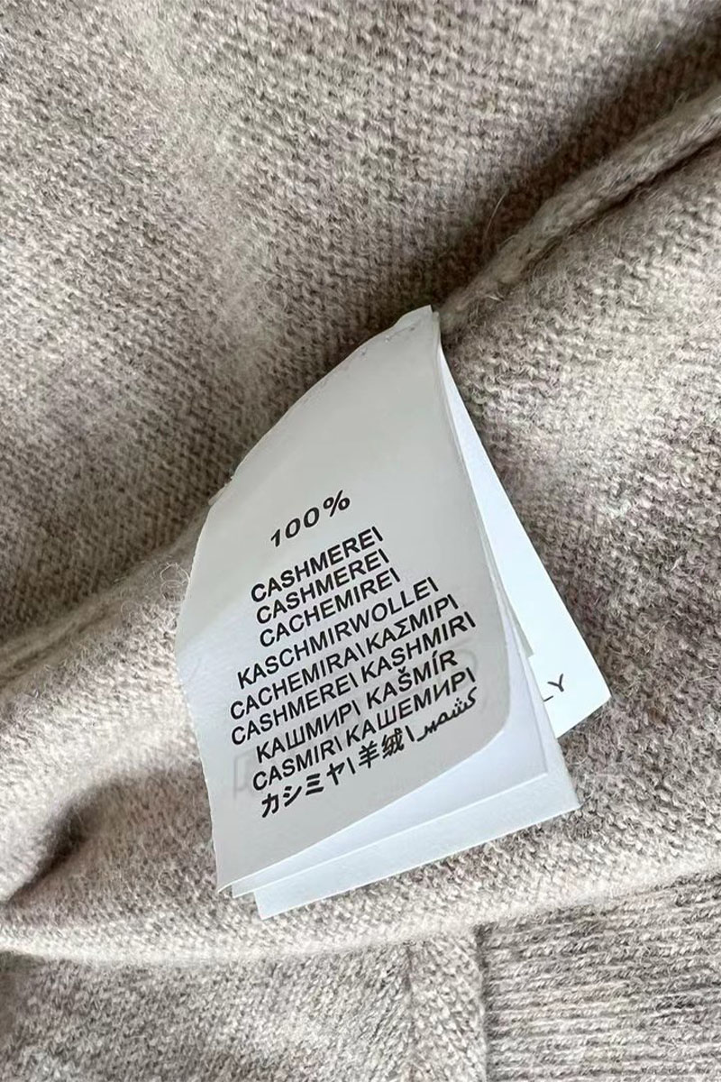 Designer Кашемировый свитер Premium - Light Beige