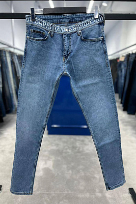 Мужские светло-синие джинсы