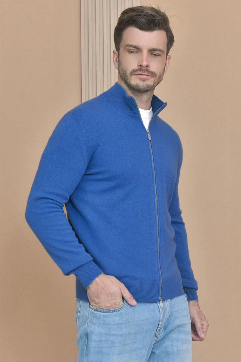 Designer Кашемировый свитер Premium - Lake Blue
